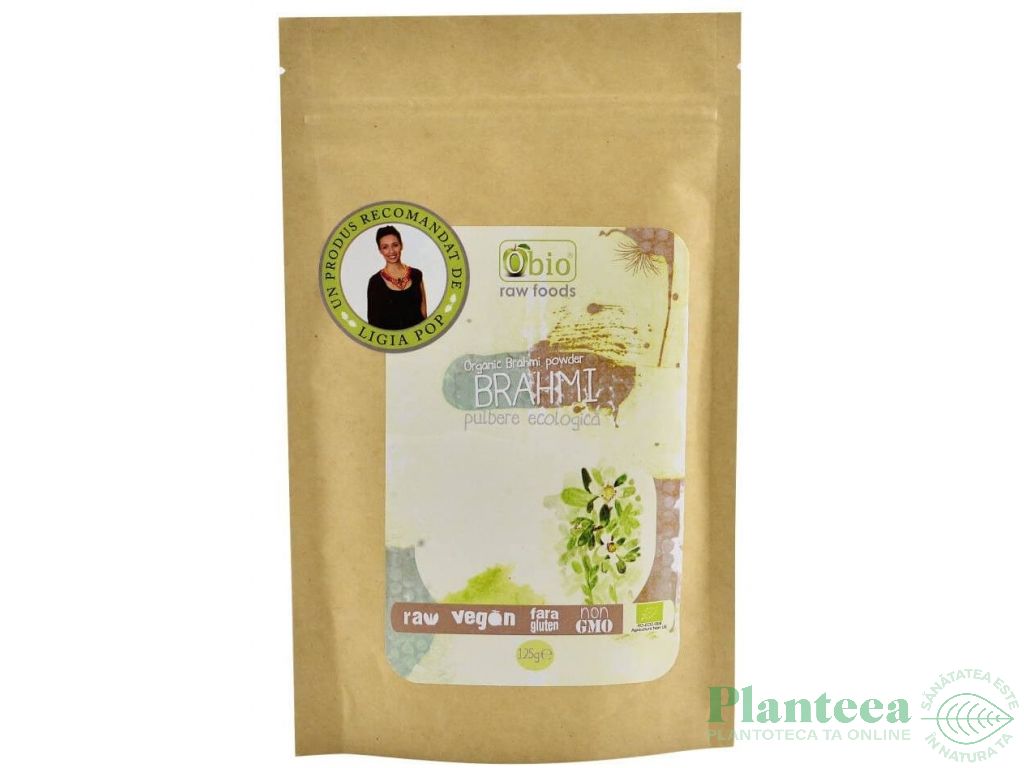 Pulbere brahmi raw eco 125g - OBIO