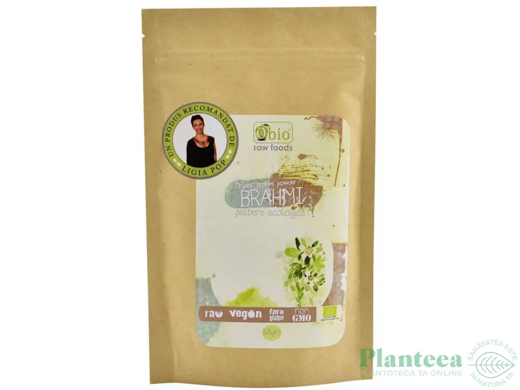 Pulbere brahmi raw eco 125g - OBIO