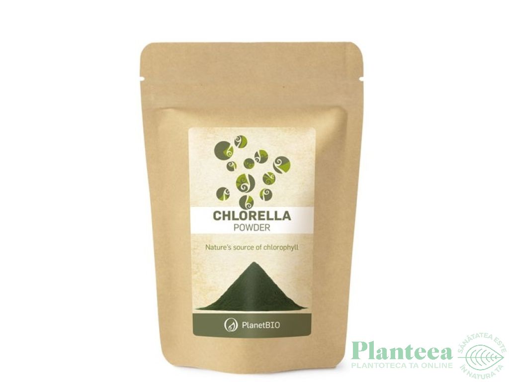 Pulbere chlorella eco 100g - PLANET BIO