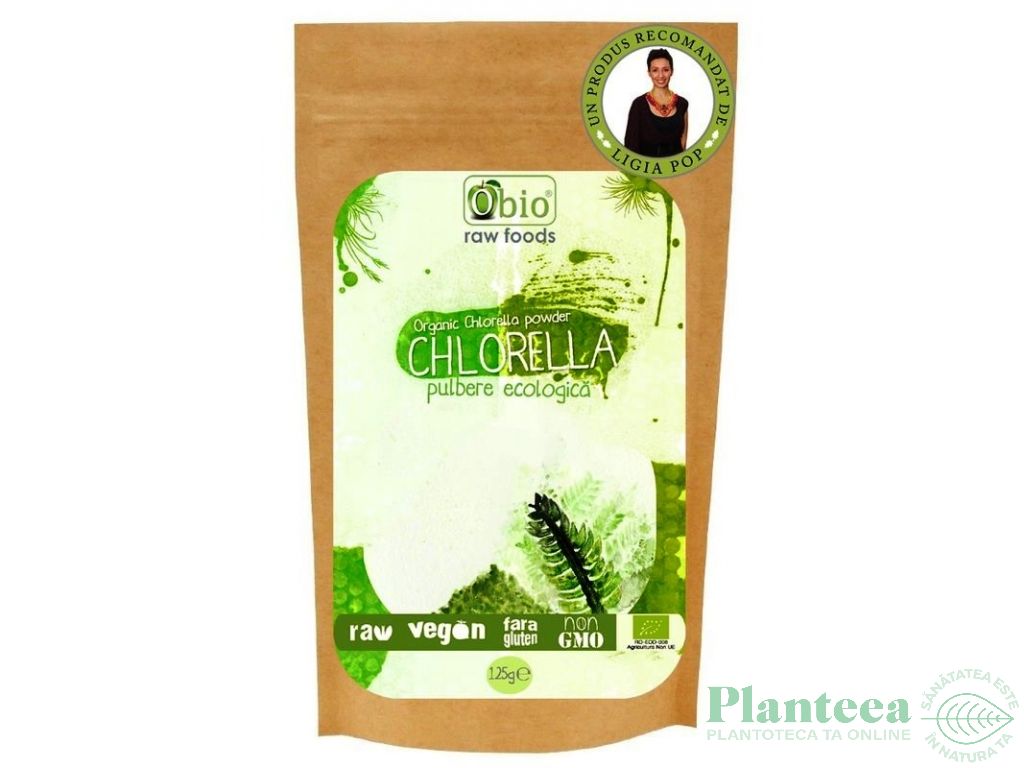 Pulbere chlorella eco 125g - OBIO