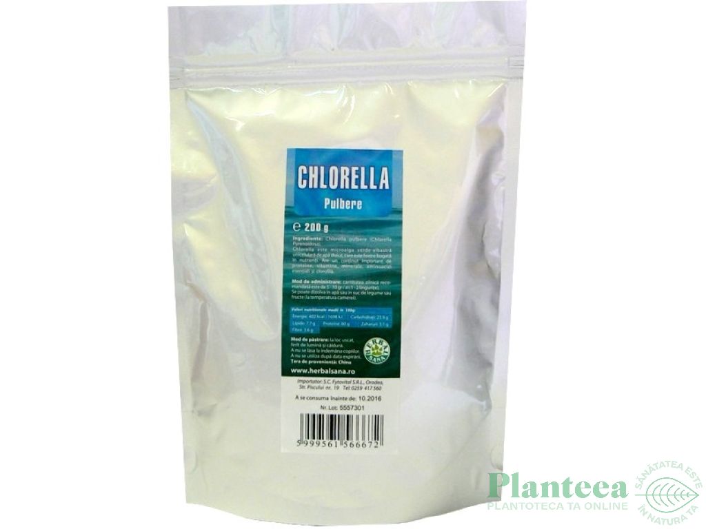 Pulbere chlorella 200g - HERBAL SANA