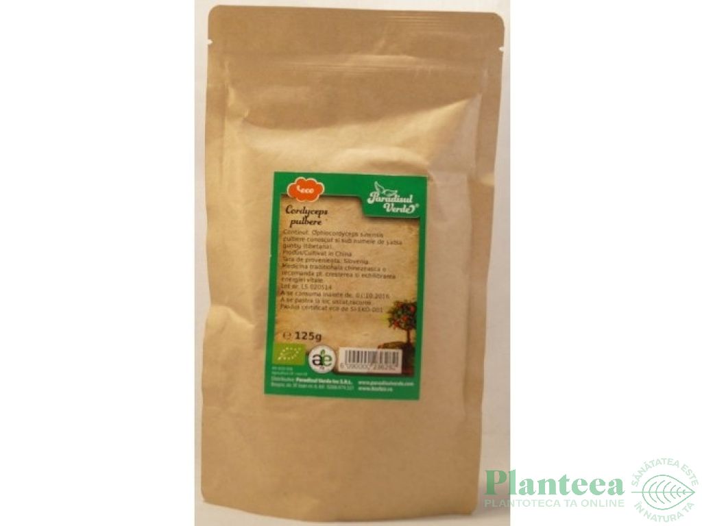 Pulbere cordyceps S eco 125g - PARADISUL VERDE