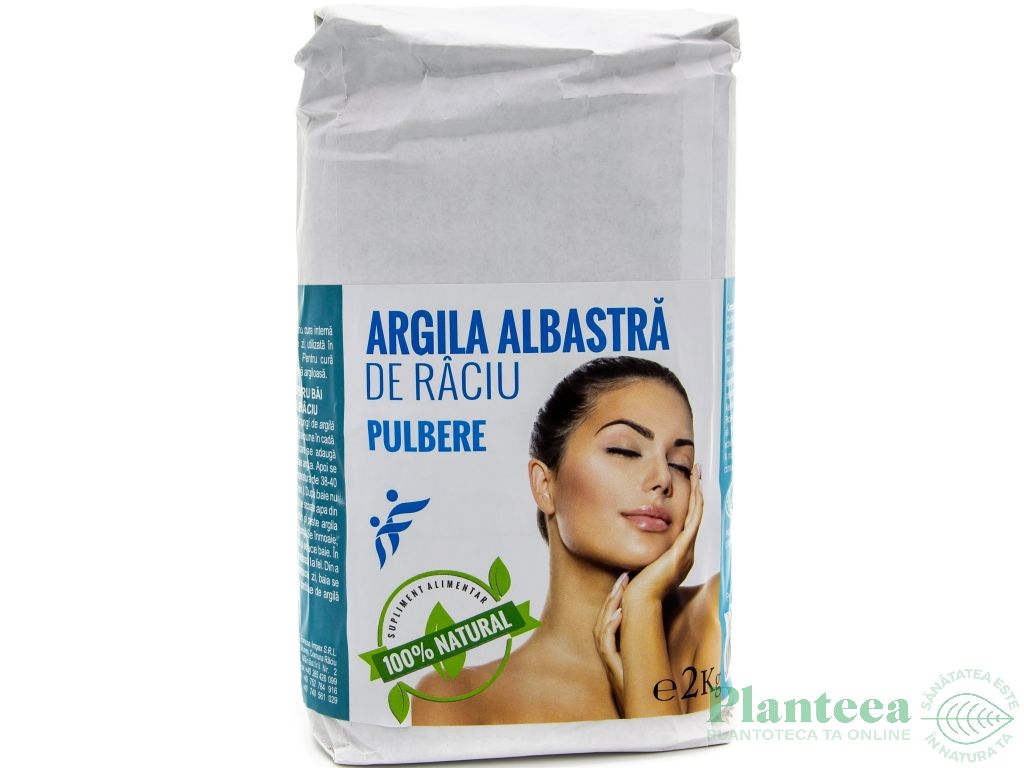 Argila albastra pulbere 2kg - RACIU