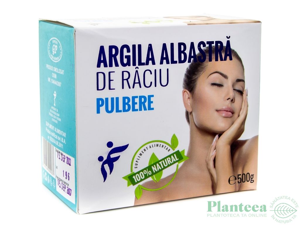 Argila albastra pulbere 500g - RACIU