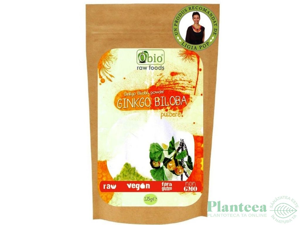 Pulbere ginkgo biloba eco 125g - OBIO