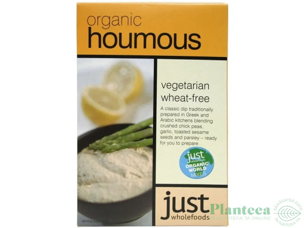 Premix hummus vegetarian eco 125g - JUST WHOLEFOODS