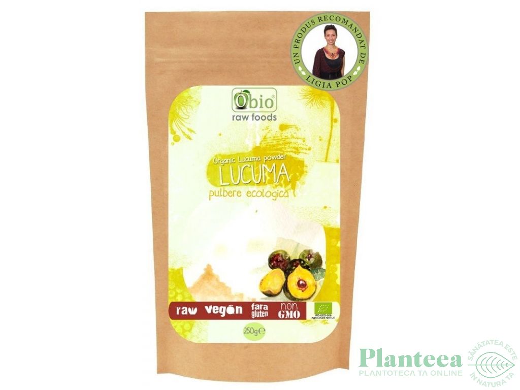 Pulbere lucuma raw eco 250g - OBIO