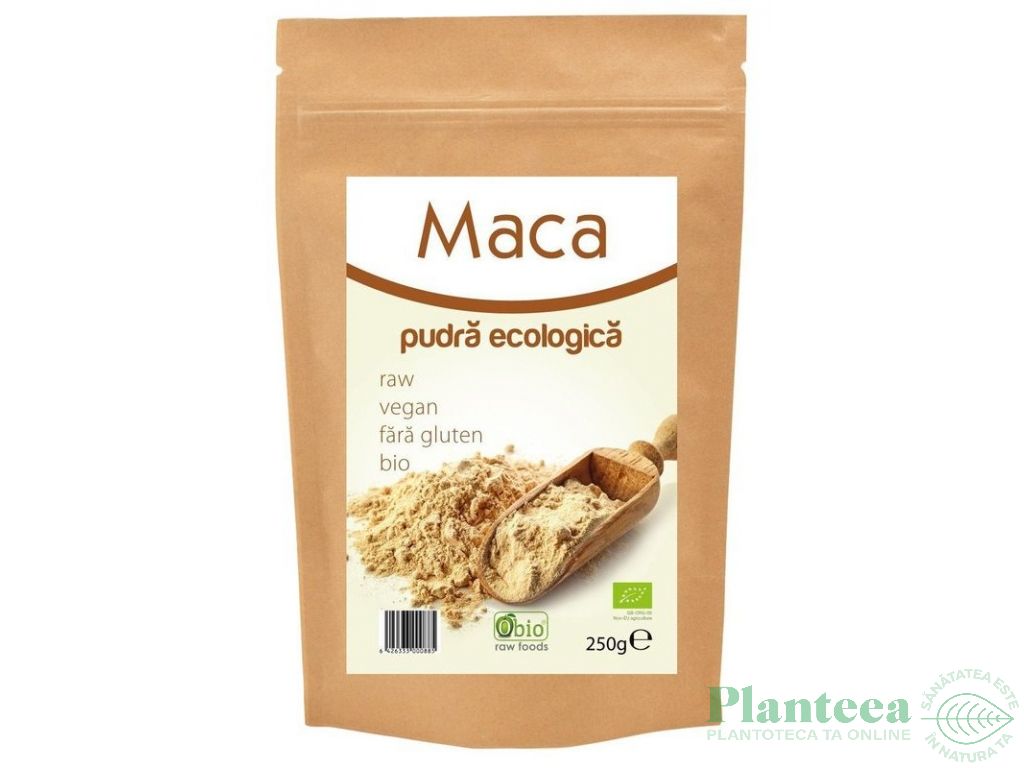 Pulbere maca raw eco 250g - OBIO