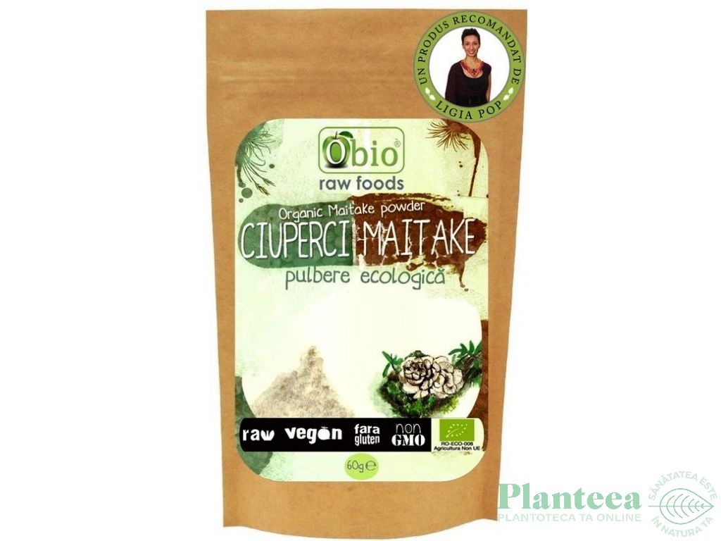 Pulbere maitake raw eco 60g - OBIO