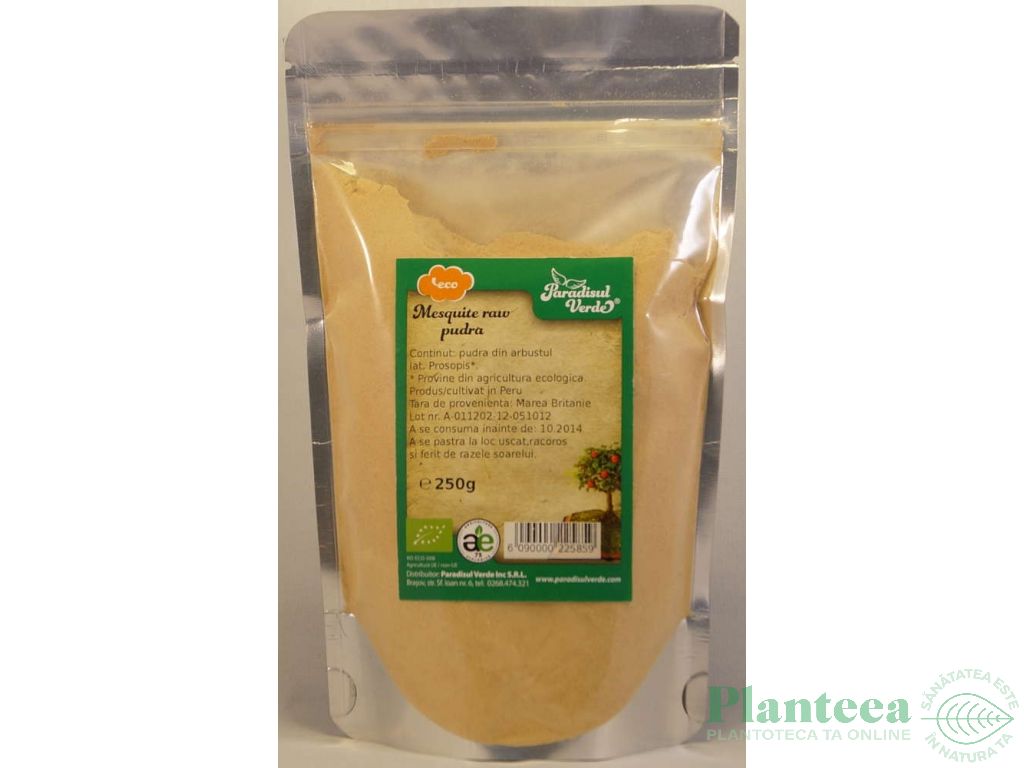 Pulbere mesquite raw ET natur 250g - PARADISUL VERDE