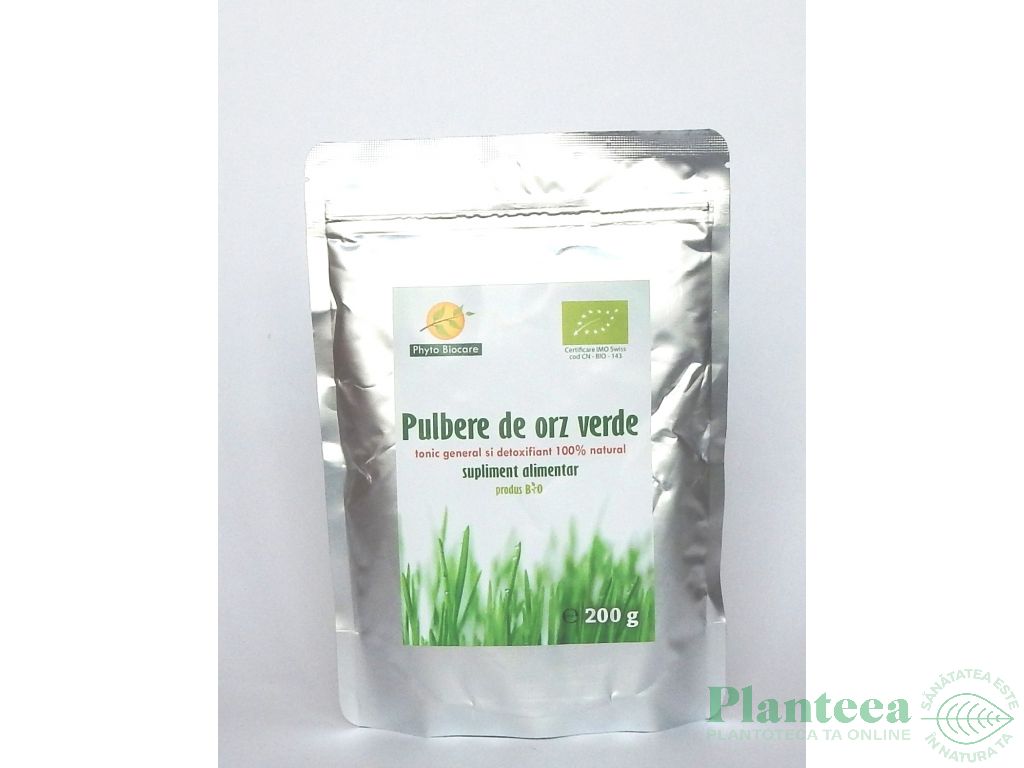 Pulbere orz verde eco 200g - PHYTO BIOCARE