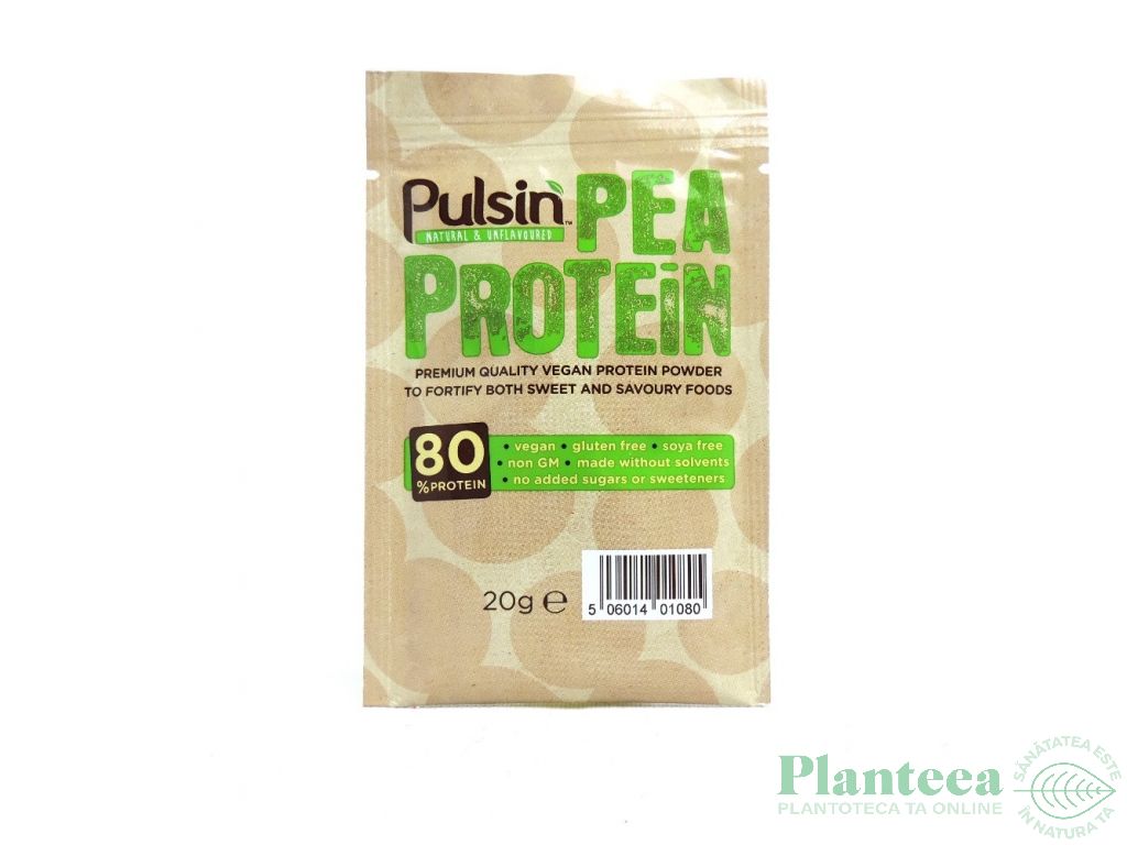 Pulbere proteica mazare izolat 20g - PULSIN