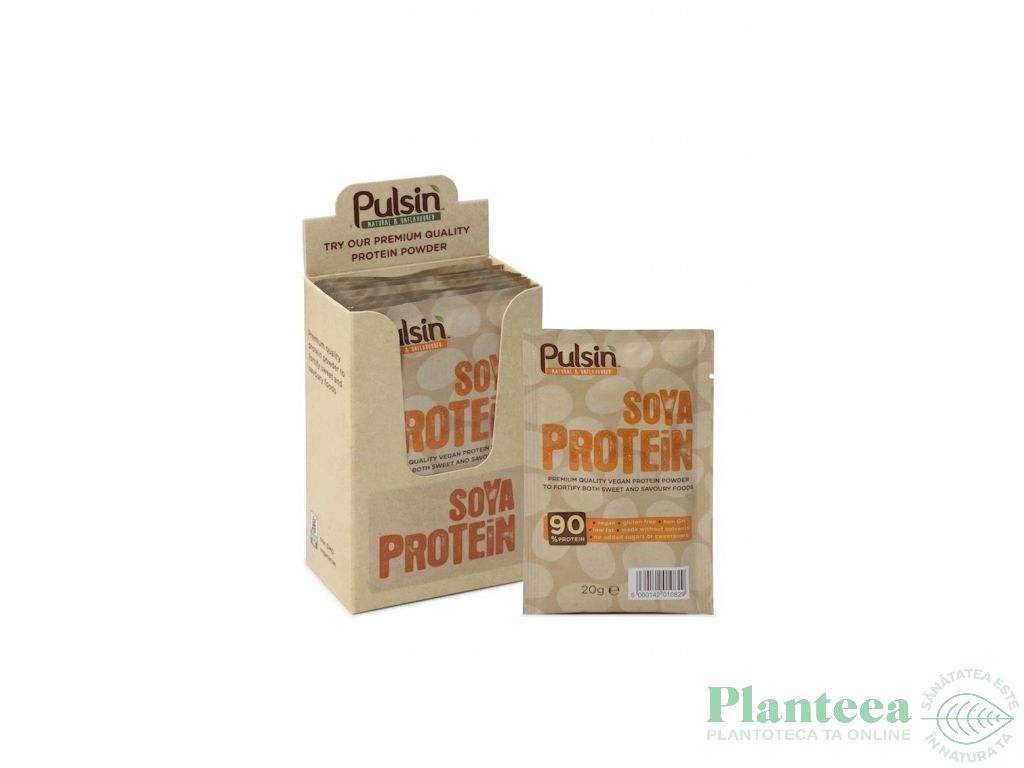 Pulbere proteica soia izolat 20g - PULSIN