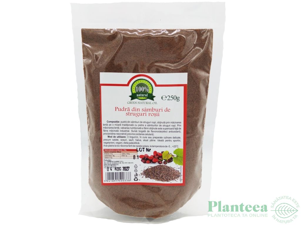 Pulbere samburi struguri rosii 250g - CARMITA CLASSIC