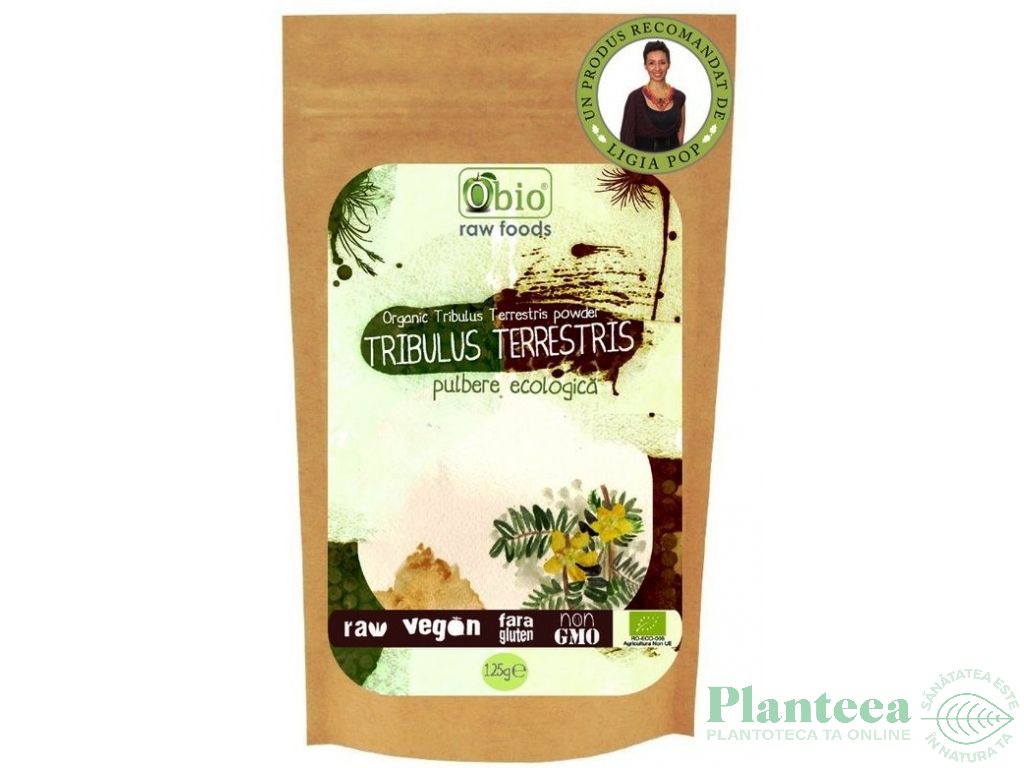 Pulbere tribulus terrestris eco 125g - OBIO