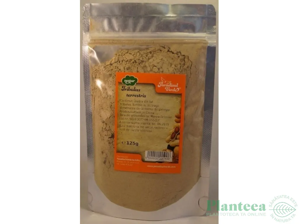 Pulbere tribulus terrestris natur 125g - PARADISUL VERDE