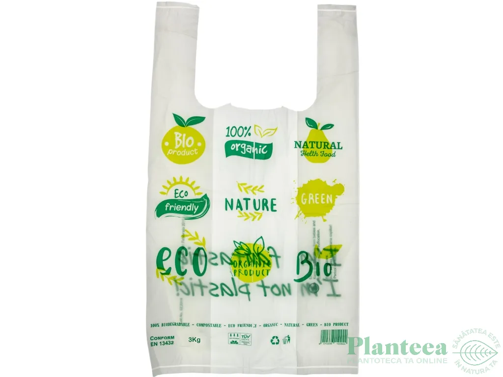 Punga biodegradabila eco 3kg - BIOSHOPPER