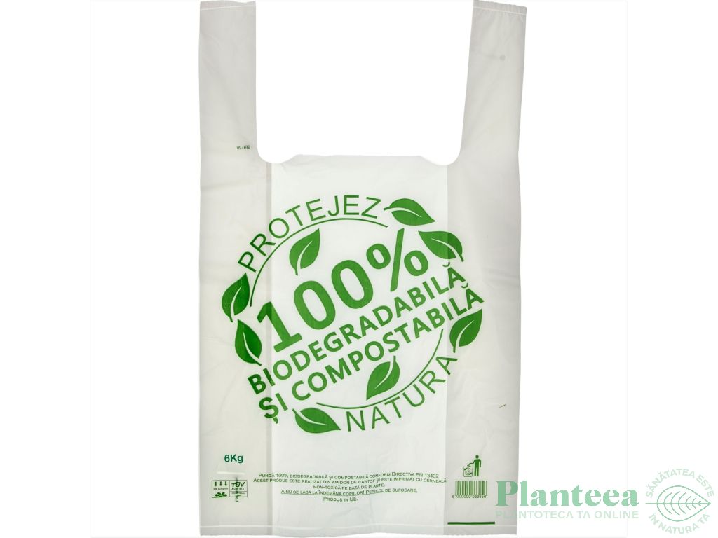 Punga biodegradabila eco 6kg - BIOSHOPPER