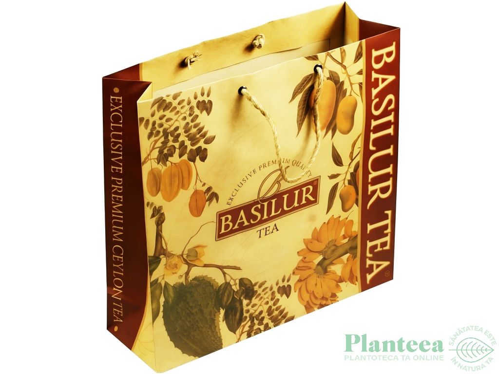 Punga hartie mare pt cadou 6ceaiuri 1b - BASILUR