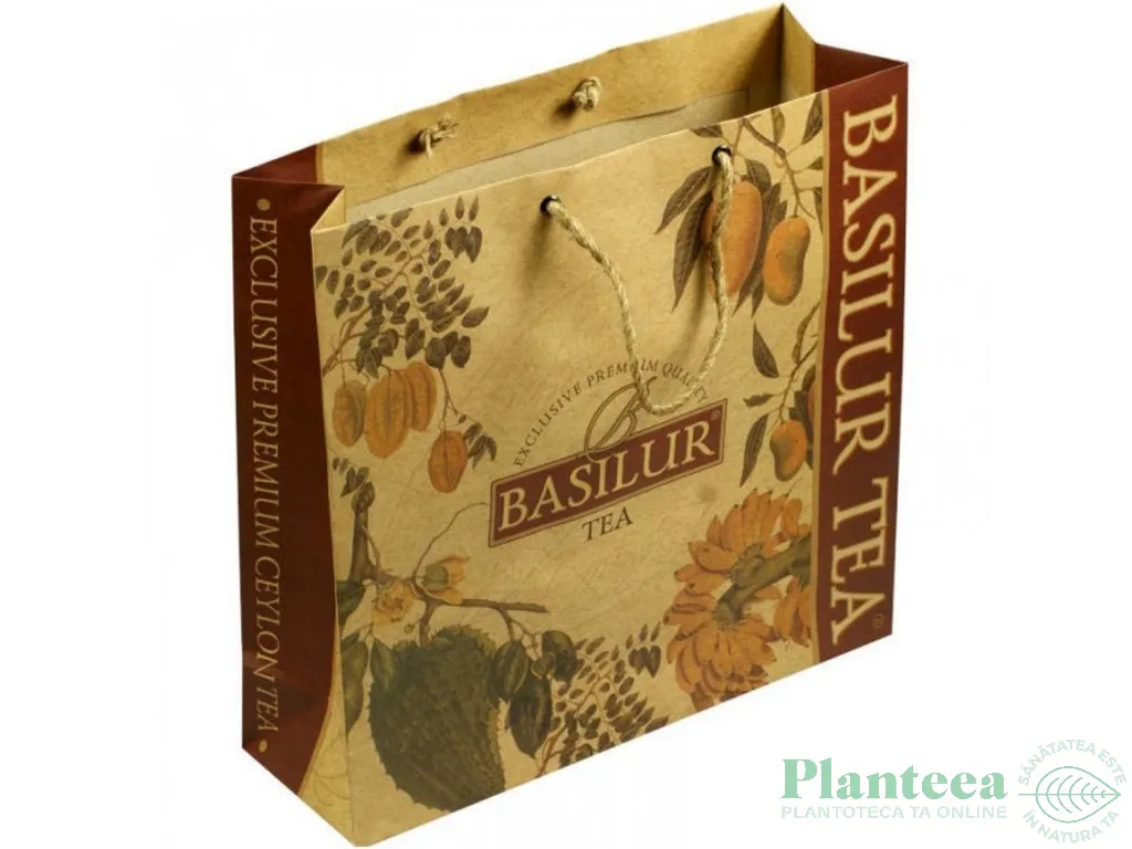 Punga hartie mare pt cadou 6ceaiuri 1b - BASILUR