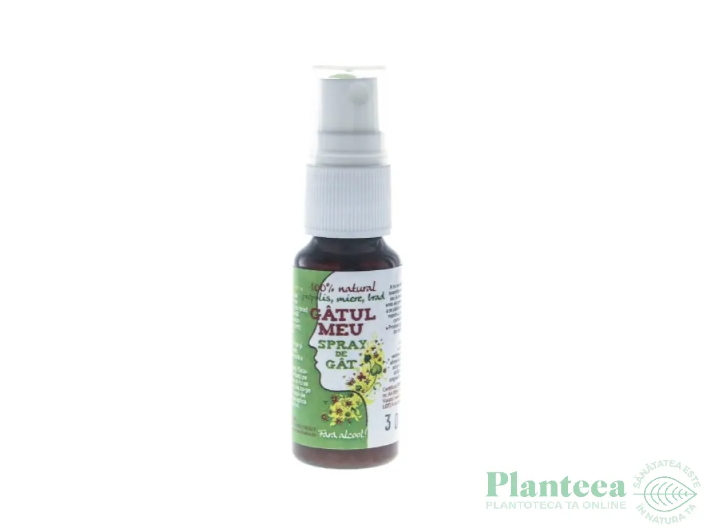 Spray Gatul Meu propolis miere brad eucalipt 20ml - PRISACA
