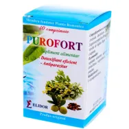 PuroFort [Detoxifiant Antiparazitar] 40cp - ELIDOR