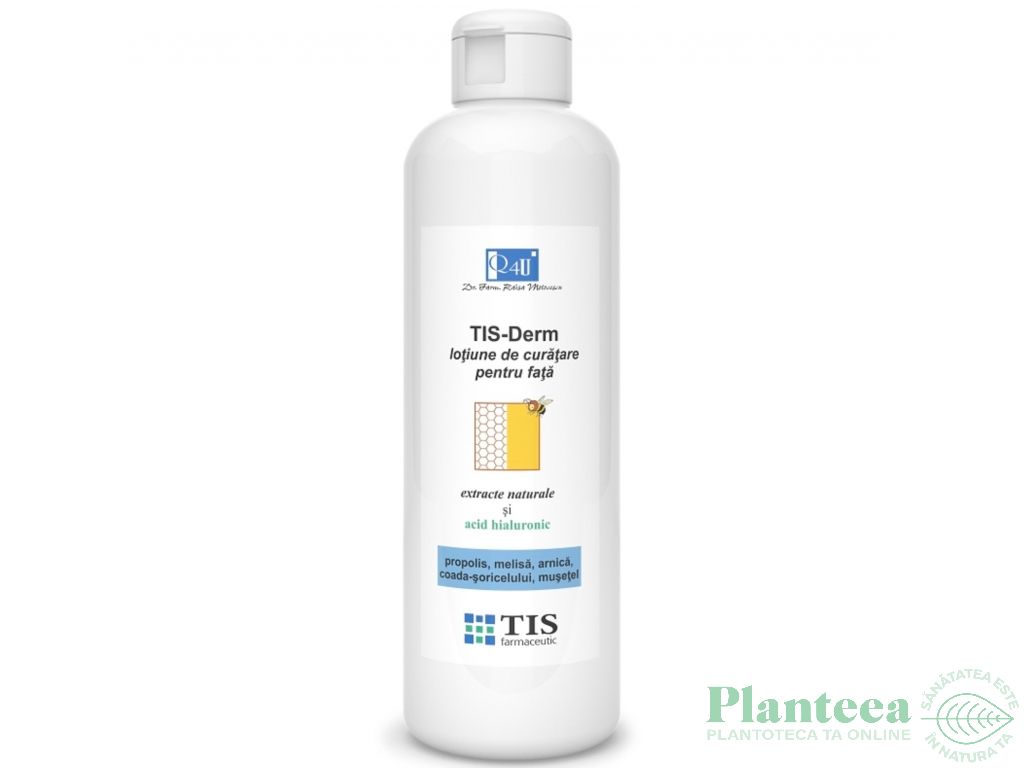 Lotiune curatare fata Q4U TisDerm 200ml - TIS