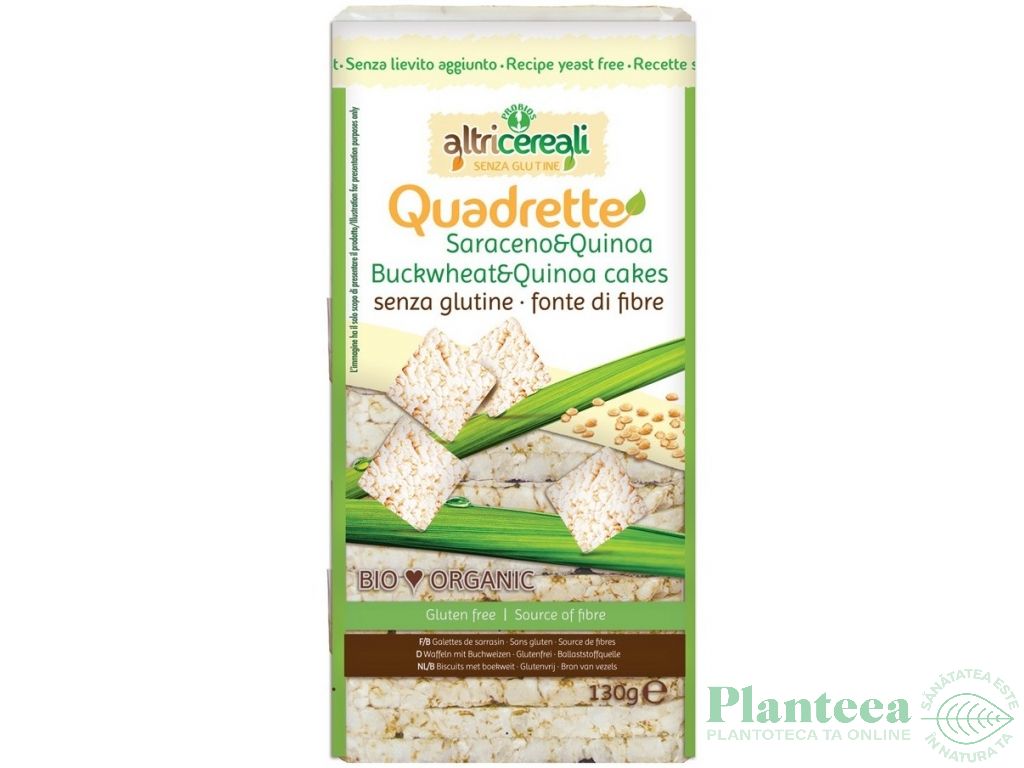 Turtite expandate hrisca orez quinoa eco 130g - PROBIOS
