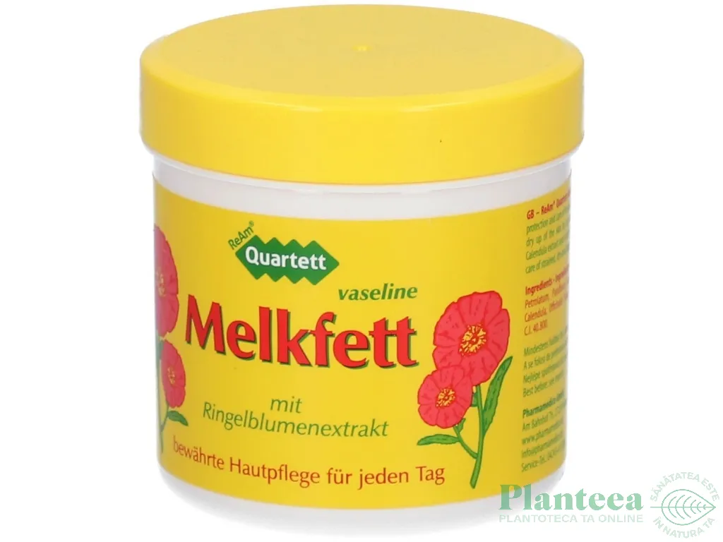 Melkfett galbenele 250ml - QUARTETT