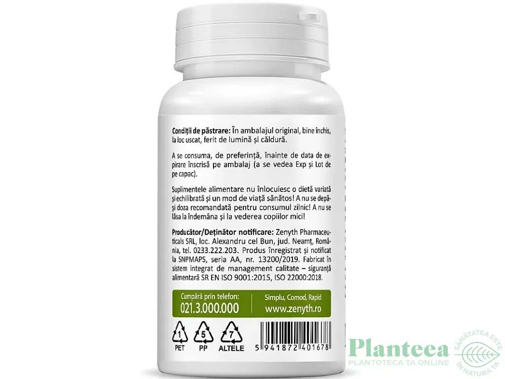 Quercetina 500mg 30cps - ZENYTH