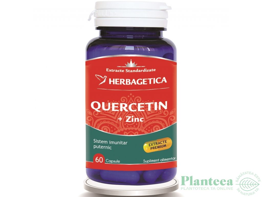 Quercetin zinc 60cps - HERBAGETICA