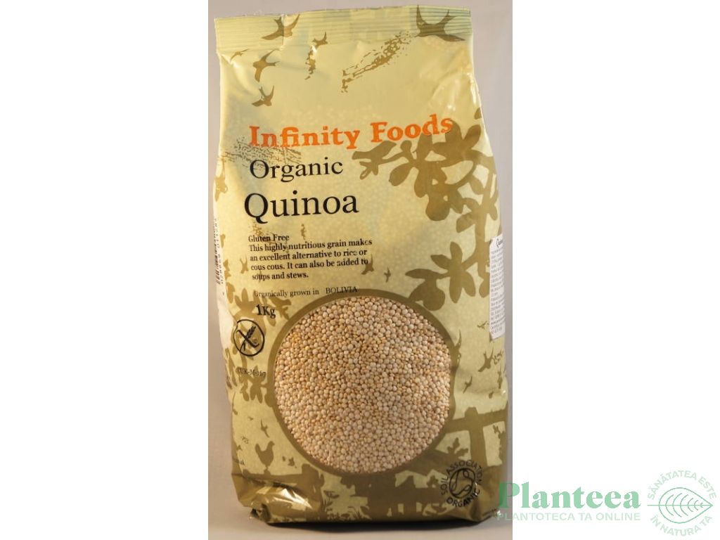 Quinoa alba boabe 1kg - INFINITY FOODS