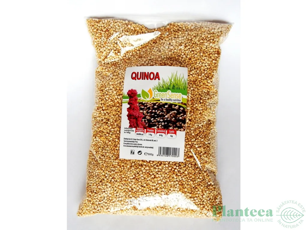 Quinoa alba boabe 500g - GREEN SENSE