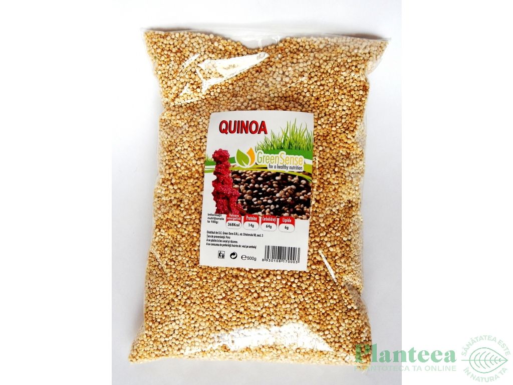Quinoa alba boabe 500g - GREEN SENSE