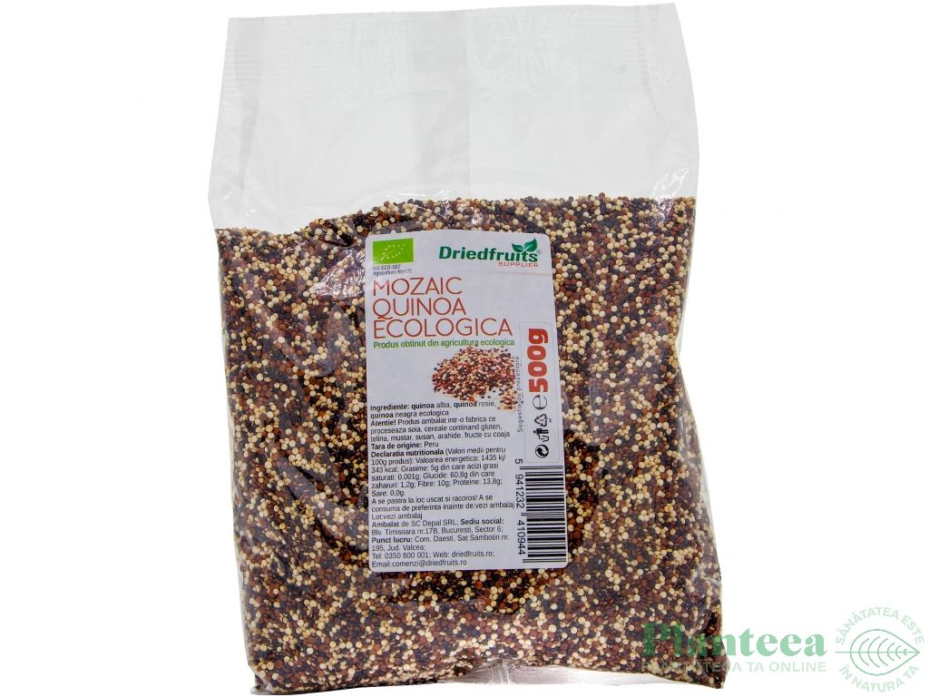 Quinoa mozaic boabe eco 500g - DRIED FRUITS