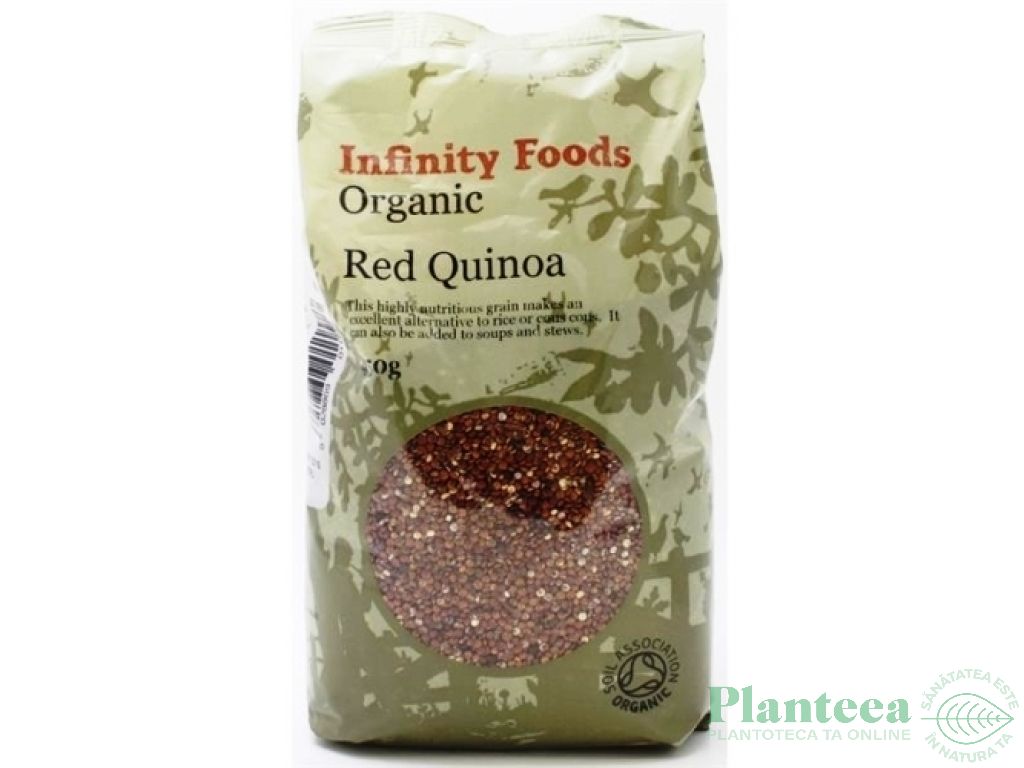 Quinoa rosie boabe eco 450g - INFINITY FOODS