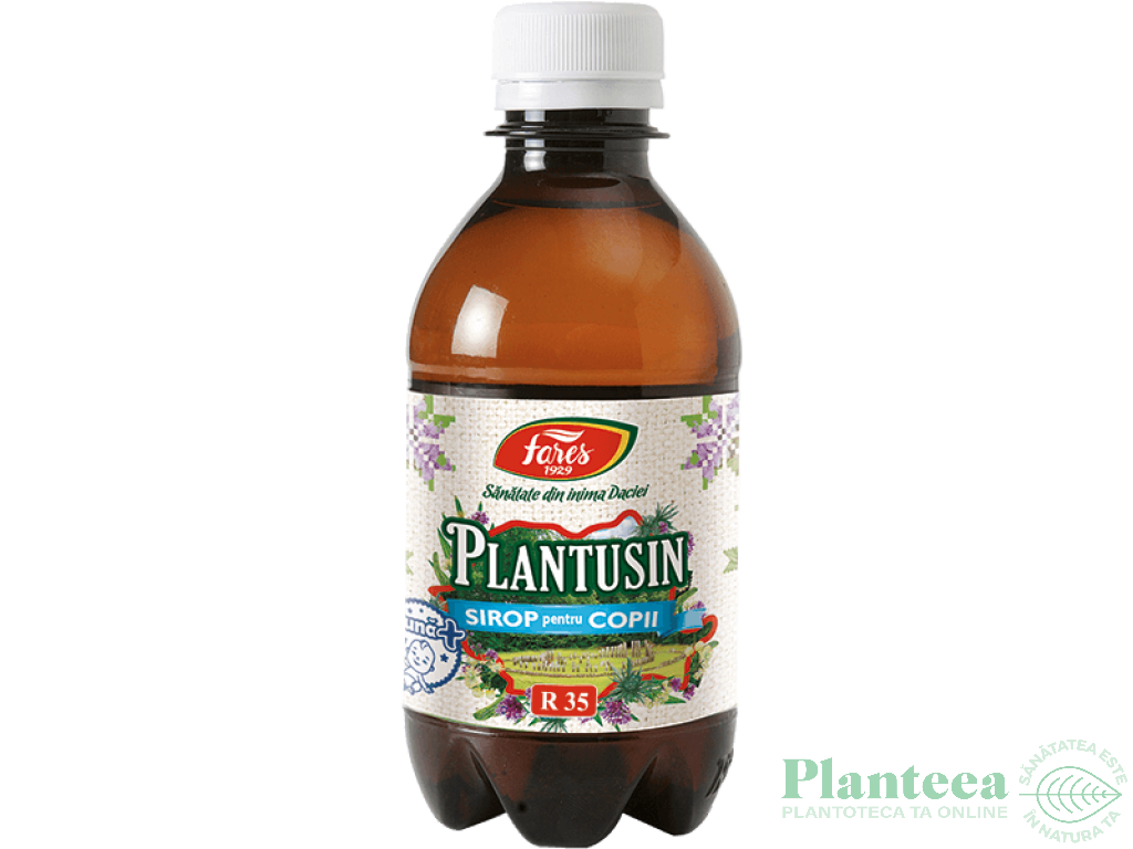 Sirop Plantusin copii 250ml - FARES