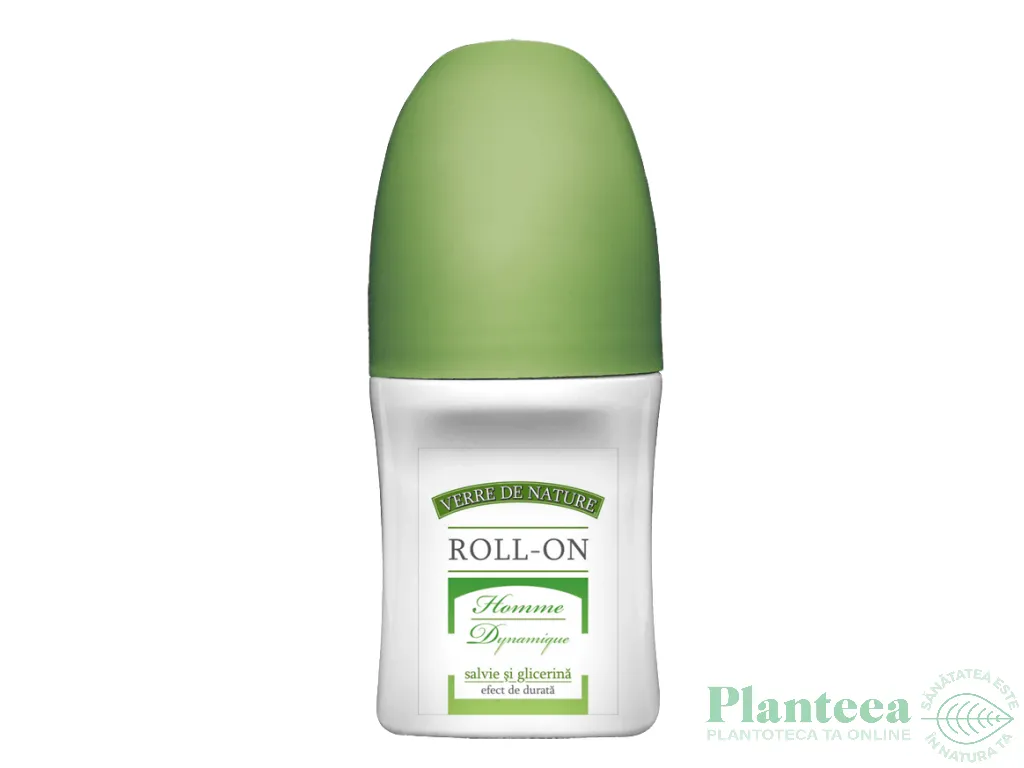 Deodorant roll on homme dynamique 50ml - VERRE DE NATURE