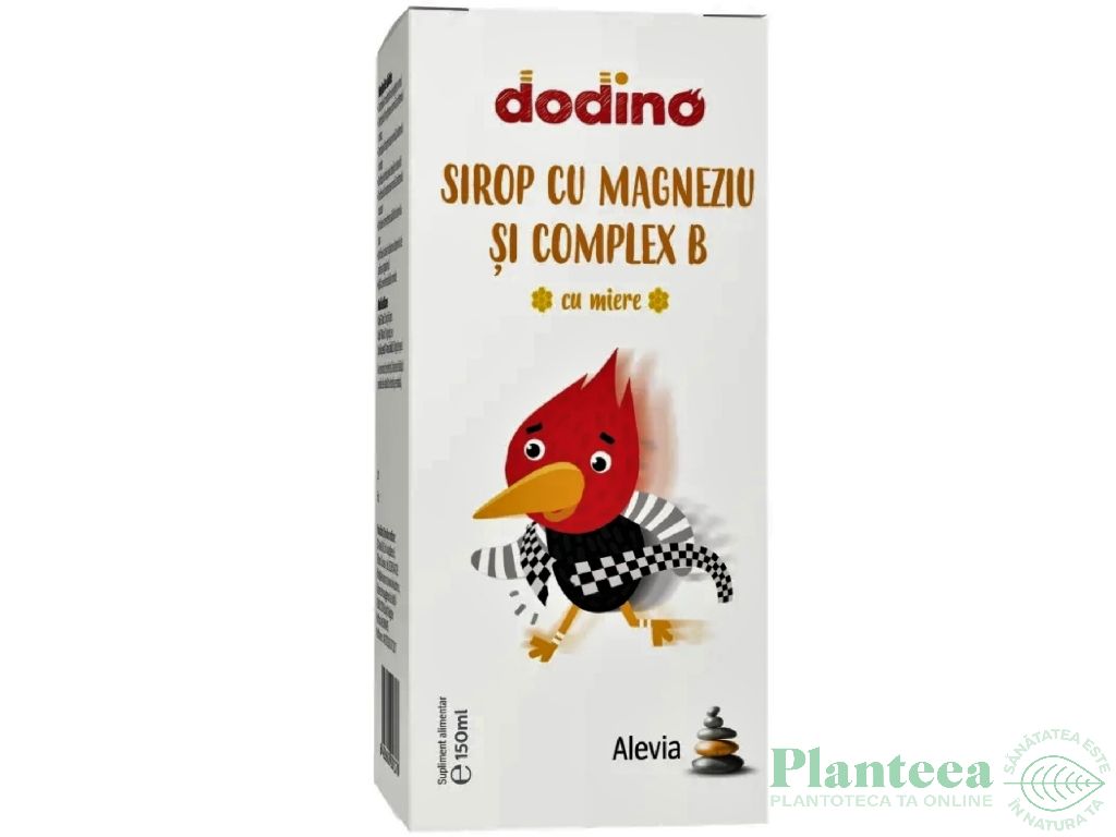 Sirop magneziu complex B miere copii Dodino 150ml - ALEVIA