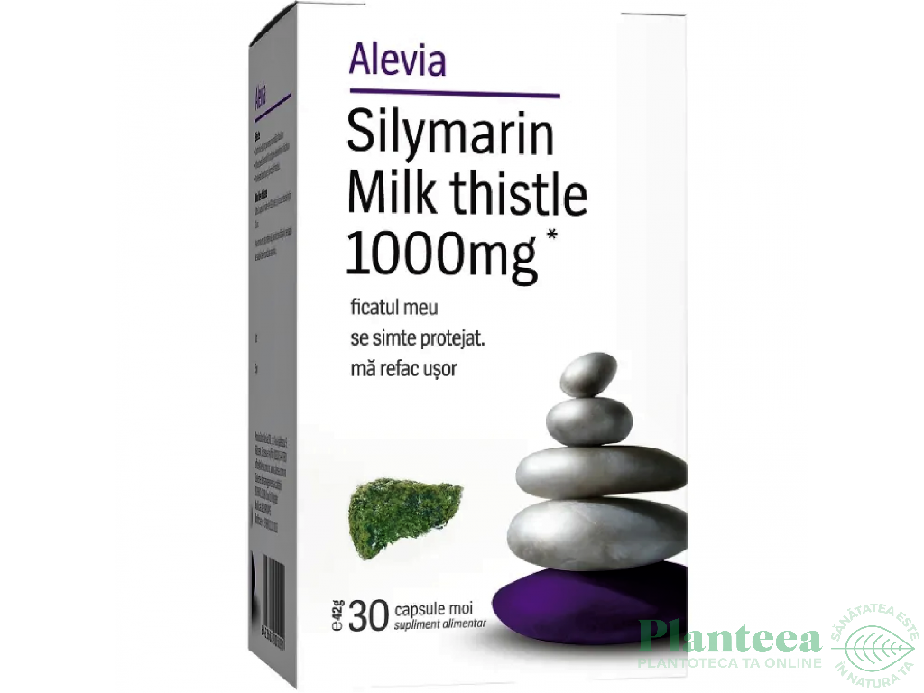 Silimarina [Milk thistle] 1000mg 30cps - ALEVIA