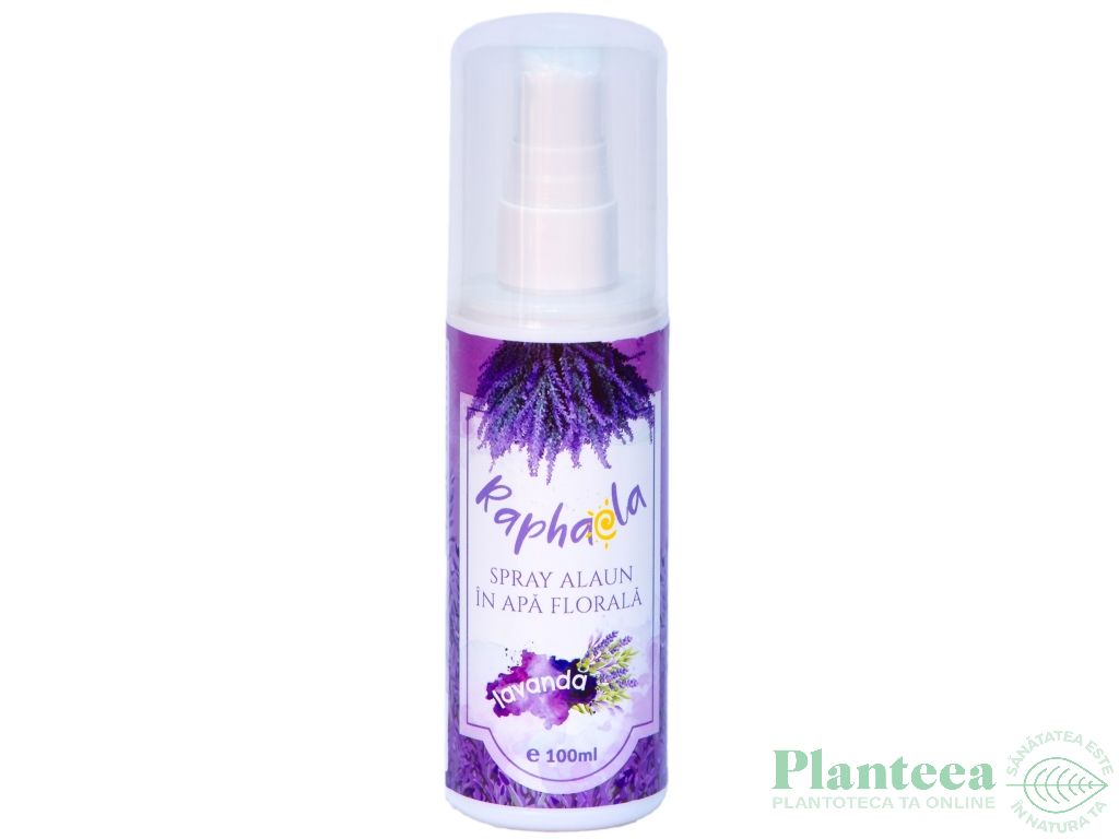 Deodorant spray alaun apa florala lavanda 100ml - SANTO RAPHAEL