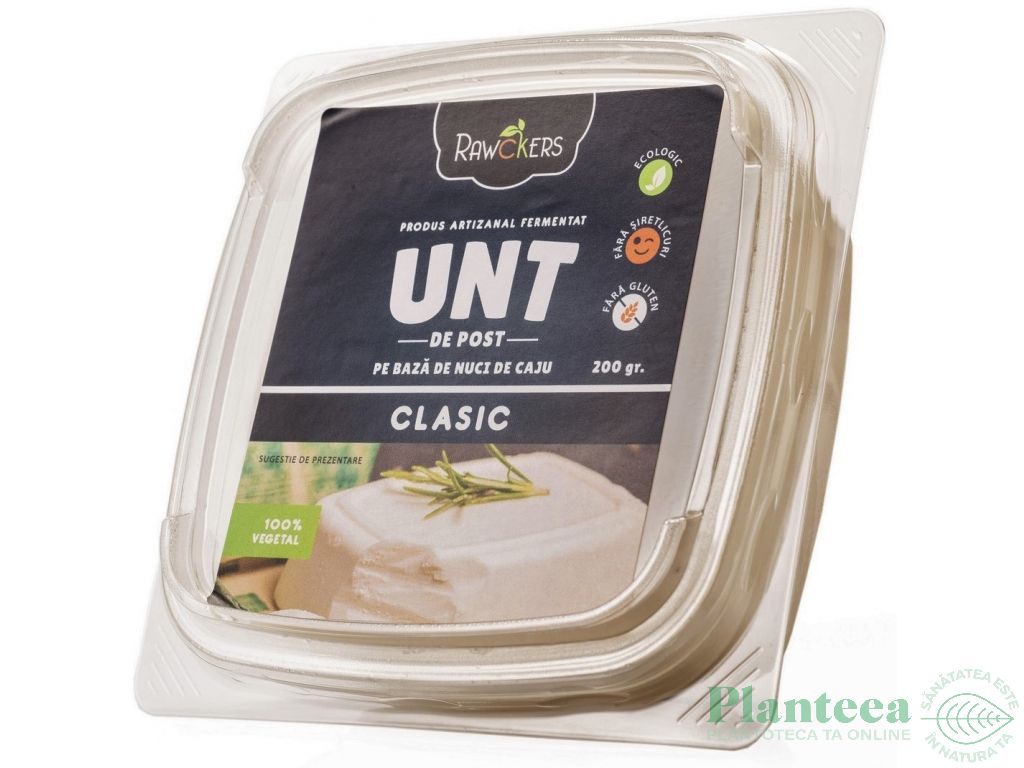 Unt proaspat caju de post eco 200g - RAWCKERS