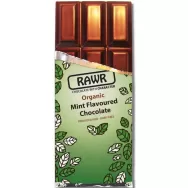 Ciocolata neagra 68%cacao menta raw eco 60g - RAWR