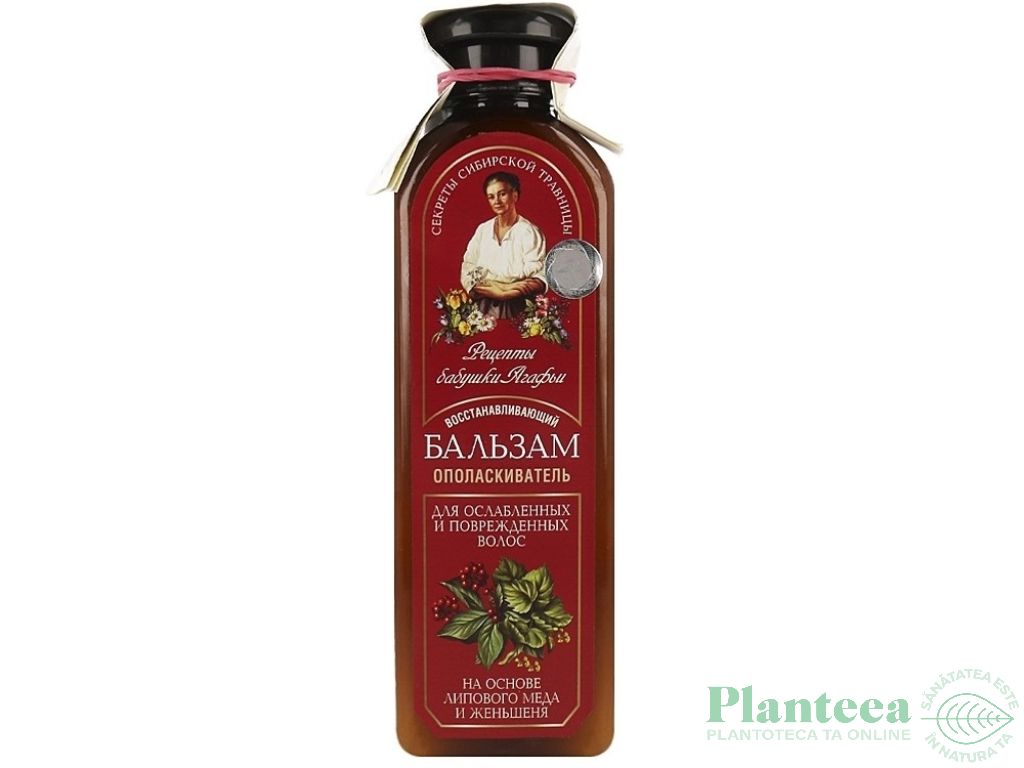 Balsam par fragil deteriorat ginseng miere 350ml - RETETELE BUNICII AGAFIA