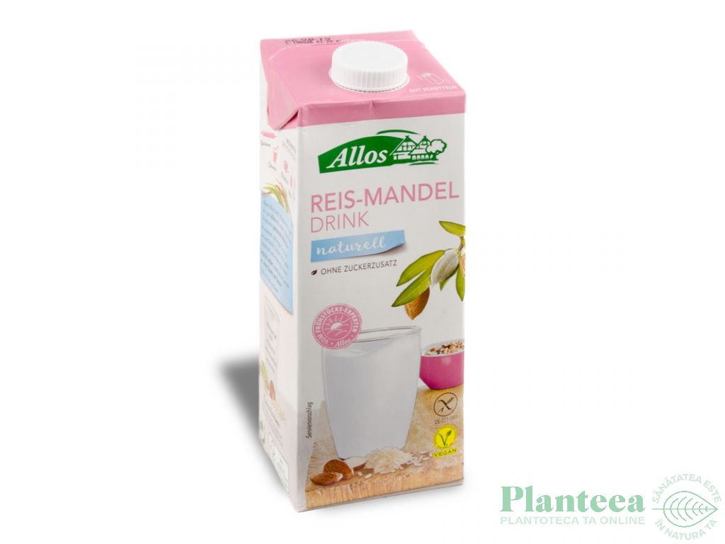 Lapte orez migdale fara gluten eco 1L - ALLOS