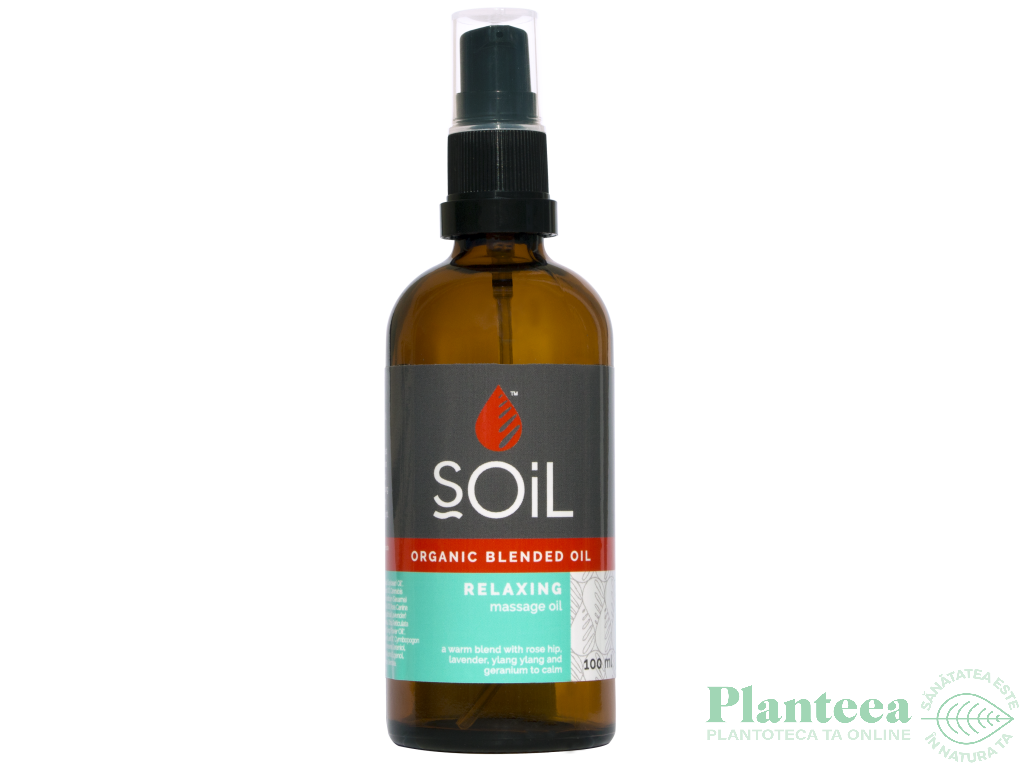 Ulei masaj relaxare organic 100ml - SOiL