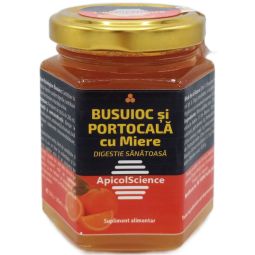 Remediu apicol Digestie sanatoasa busuioc portocala miere 250g - APICOL SCIENCE