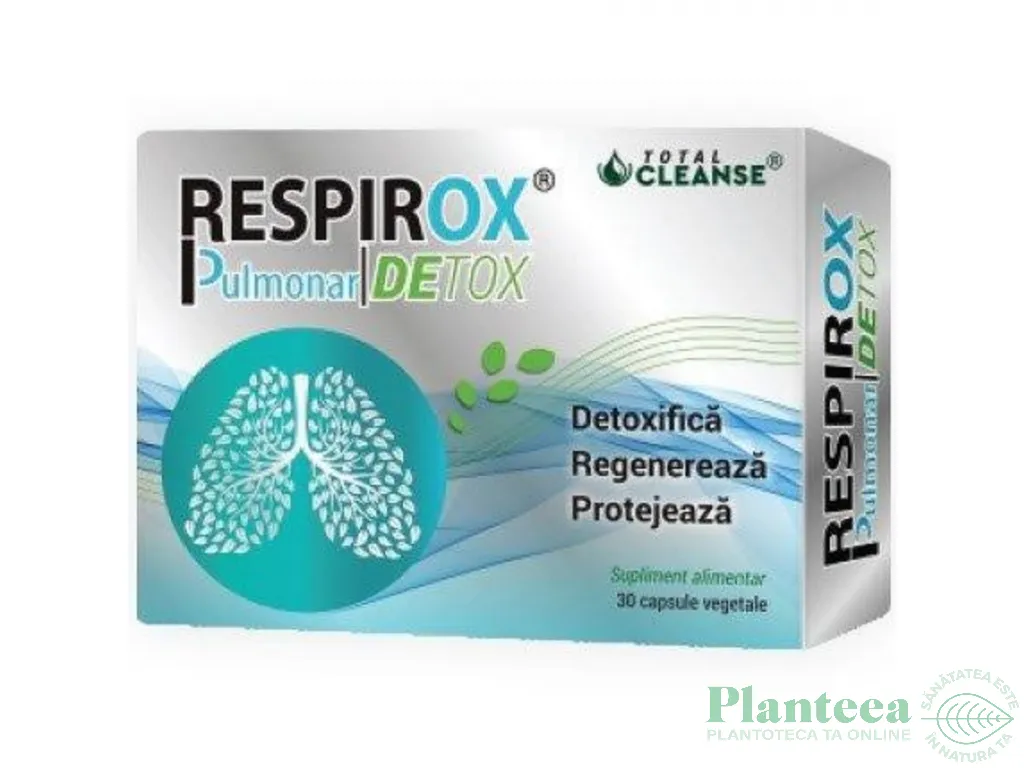 RespirOx Pulmonar Detox Total Cleanse 30cps - COSMO PHARM
