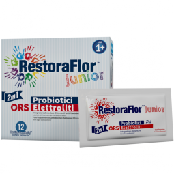 RestoraFlor Junior 2in1 probiotice electroliti +1an 12plx9g - UGA