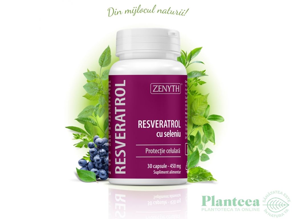 Resveratrol seleniu 450mg 30cps - ZENYTH